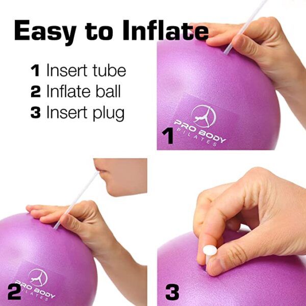 How to inflate exercise ball