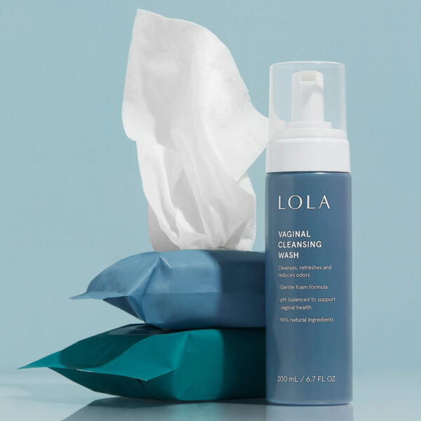 Gentle cleansing wipes