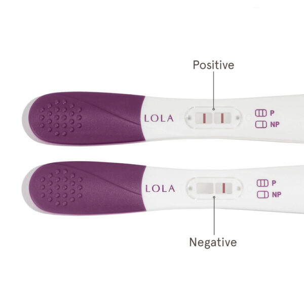 Easy to read pregnancy test
