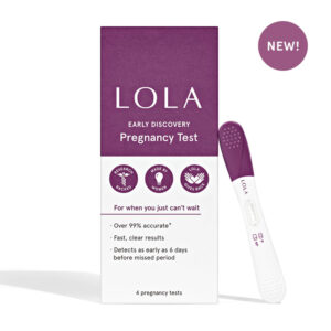 Lola easy at home pregnancy test