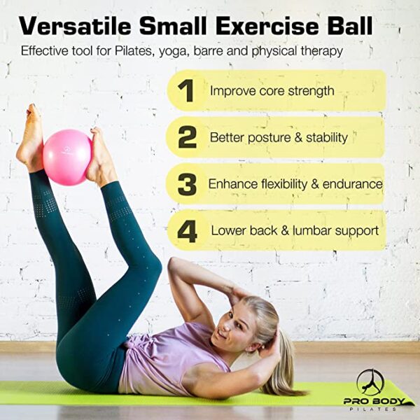 Pro Body exercise ball for pilates, yoga, physical therapy