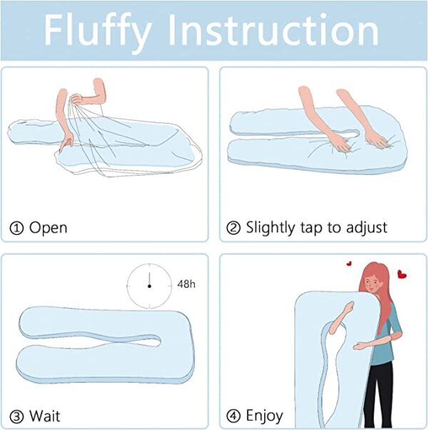 Queen Rose pregnancy pillow instructions