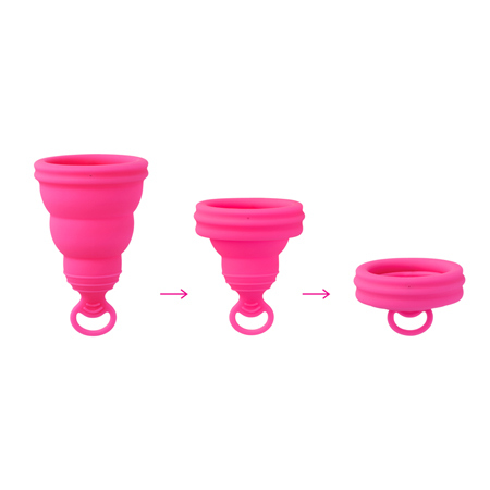 Collapsible menstrual cup