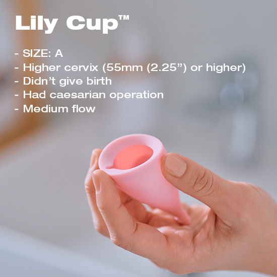 Menstrual cup for medium flow