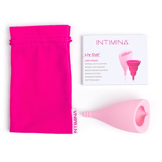 Menstrual cup carrying pouch