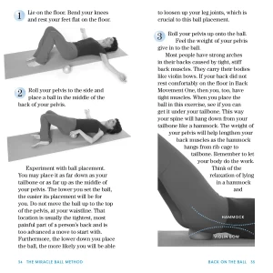 Massage ball use example