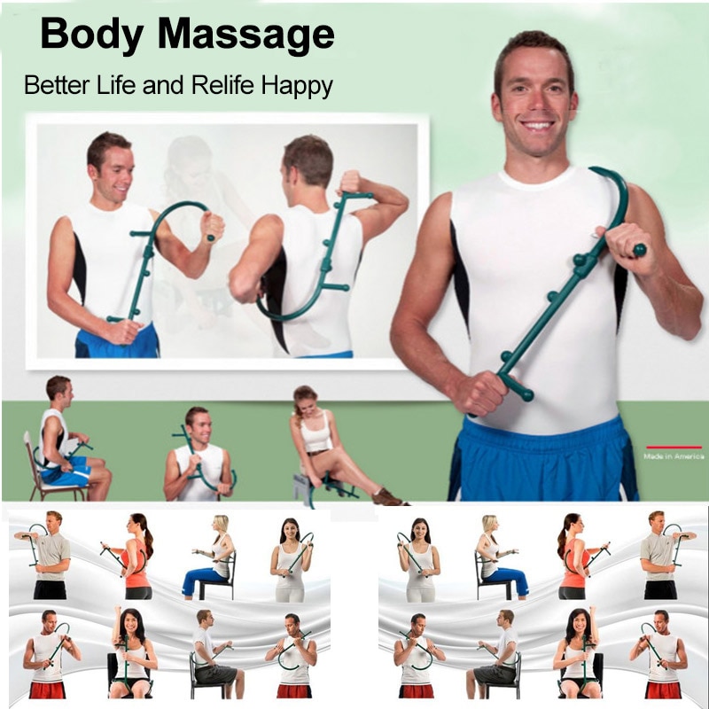 S-shaped Trigger Point Massager Stick Self-massage Hook, 51% OFF