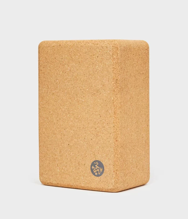 Sturdy yoga cork block