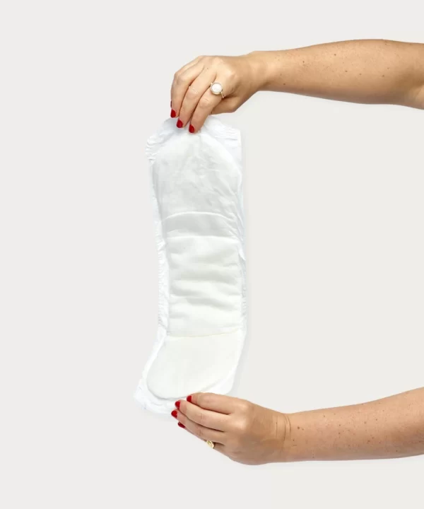 Extra long postpartum pads