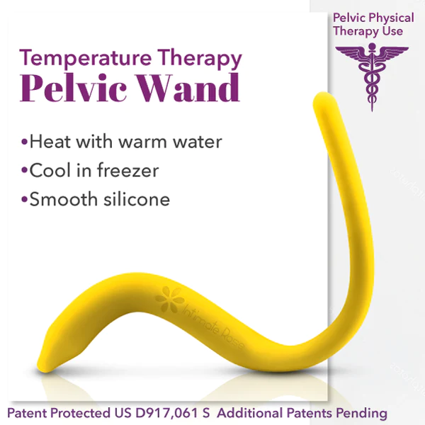Pelvic wand for temperature therapy