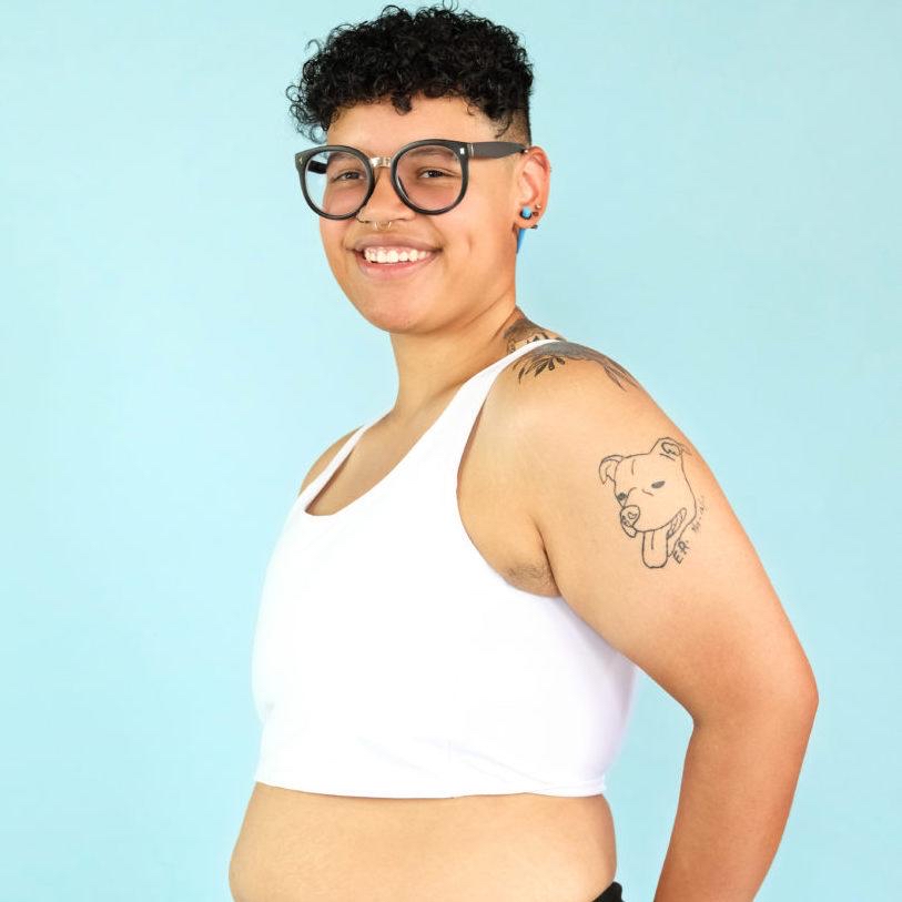 FTM Chest Binder: Easy Cropped Style, Moisture-Wicking