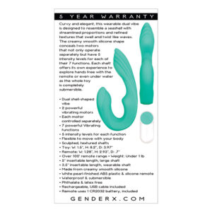 Gender X Seashell vibrator