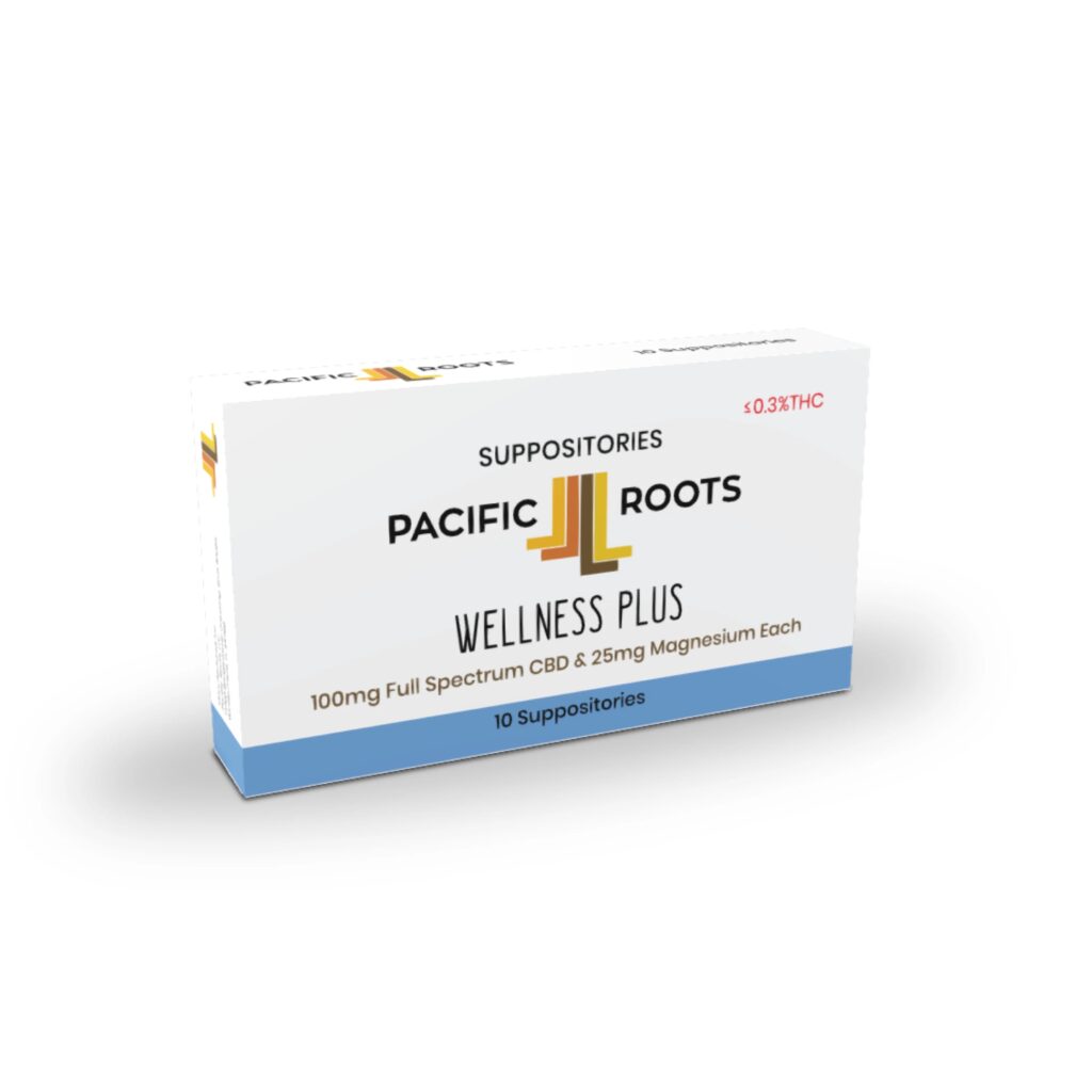 Pacific Roots 100mg CBD Suppositories - Powerful and Fast