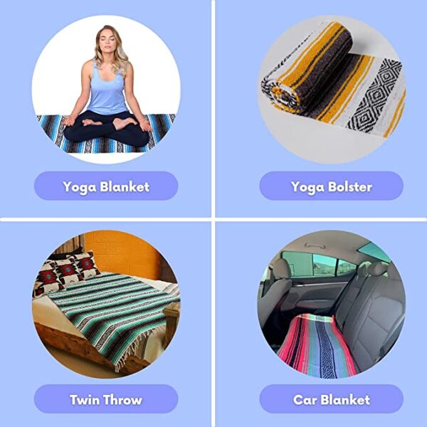 Soft yoga blanket