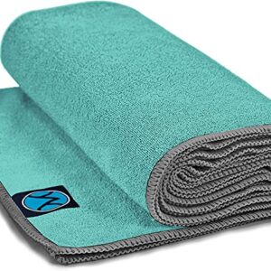 Non-slip yoga mat towel