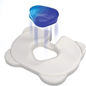 Set pillow with removable cooling ice pack