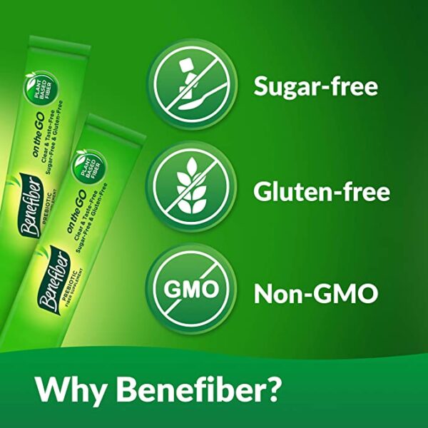 Sugar free and gluten free fiber supplement
